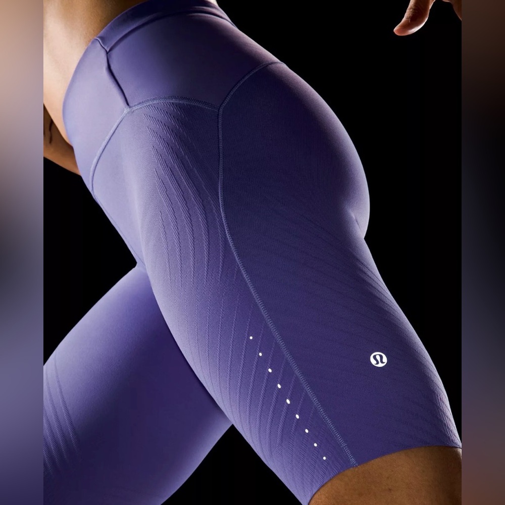 lululemon Purple SenseKnit 10" Women’s Bike Shorts